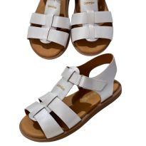 Sandália masculina branca - 28 - Gambo
