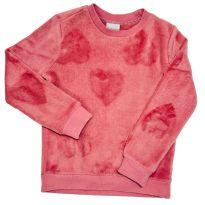 Blusa de frio rosa de coração - 4 anos - Pool Kids