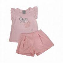 Conjunto feminino - 3 anos - Mundi