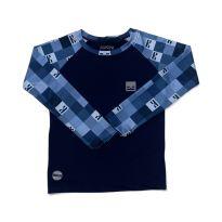 Camiseta de banho masculina UV Minecraft - 4 anos - Fakini