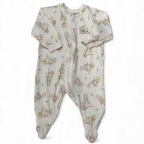 Macacão feminino manga longa - 0 a 3 meses - Mini&Co