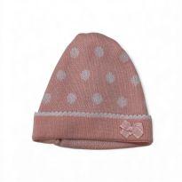 Touca Bebê Tricô com Laço - Rosa -  - Carter`s