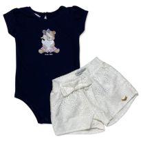 Conjunto feminino - 3 a 6 meses - Trick Nick