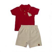 Conjunto masculino - 3 a 6 meses - Brandili