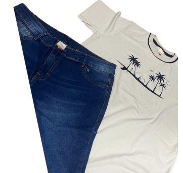 Conjunto camiseta e bermuda jeans marisol. - 16 anos - Marisol Play