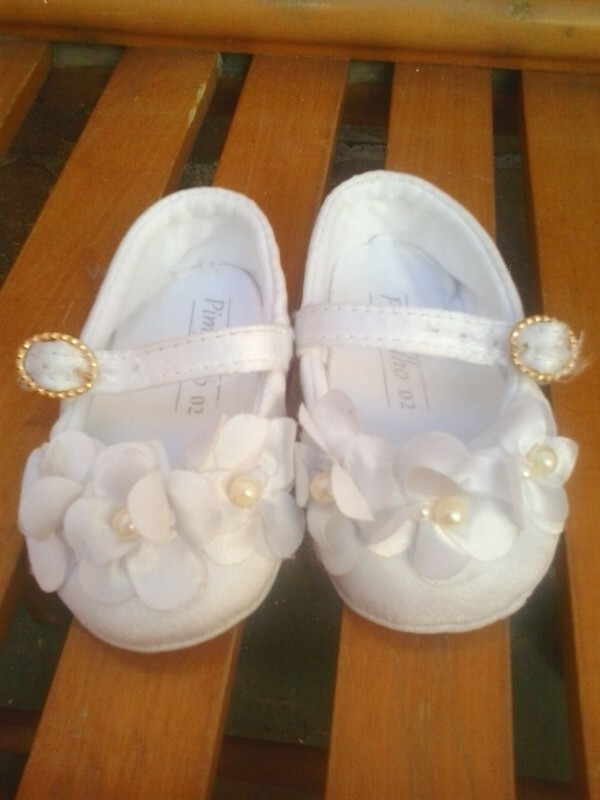 sapato batizado premium branco pimpolho