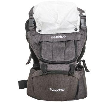 Canguru Hip 4 Em 1 Com Assento Ergonômico Chumbo - Kiddo - Sem faixa etaria - Kiddo