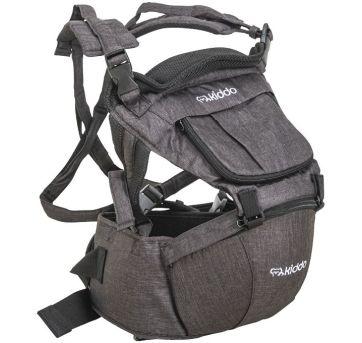 Canguru Hip 4 Em 1 Com Assento Ergonômico Chumbo - Kiddo - Sem faixa etaria - Kiddo