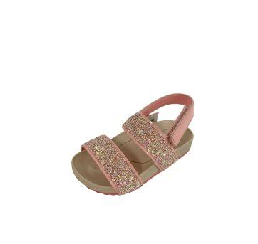 Sandalia Pimpolho Rosa Gliter Anatômica - 22 - Pimpolho
