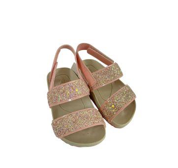 Sandalia Pimpolho Rosa Gliter Anatômica - 22 - Pimpolho