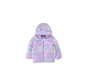Jaqueta Infantil Puffer Com Capuz Lilás Tam 3 Pool by RIACHUELO - 3 anos - Riachuelo