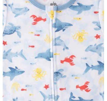 Kit 3 Macacões Infantil HEADQUARTERS Tubarão - 3 anos - Desconhecida