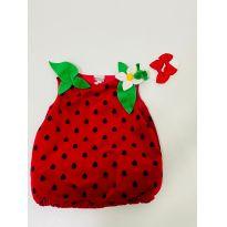 Fantasia Moranguinho - 9 meses - Não informada