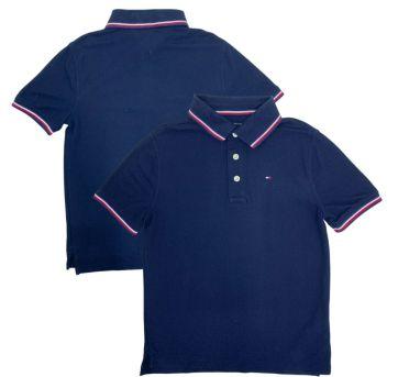 Camisa Polo Azul Tommy Hilfinger - 10 anos - Tommy Hilfiger