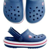 Crocs Crocband Clog Toddler`s Navy/Red - Azul - 22 - Crocs