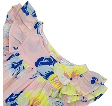 Vestido Flores Carter`s - Rosa Claro - 9 meses - Carter`s