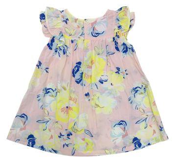 Vestido Flores Carter`s - Rosa Claro - 9 meses - Carter`s