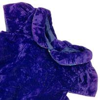 Vestido Janie and Jack Veludo Roxo e Xadrez Escocês - 6 a 9 meses - Janie and Jack