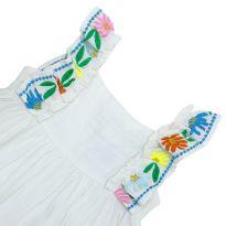 Vestido Bordado Fábula - 9 a 12 meses - Fábula