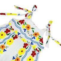 Macacão Infantil Barrado Multicor Fábula - 8 anos - Fábula