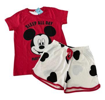 Pijama curto Mickey Mouse - 8 anos - Não informada