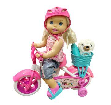 Boneca Little Mommy Passeio de Bicicleta - Sem faixa etaria - Mattel