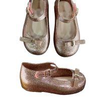 Sapatilha Mini Melissa Rosa com Brilho - 22 - Mini Melissa