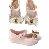 Sapatilha Mini Melissa Rosa claro com laço - 17 - Mini Melissa