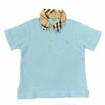 Camiseta Polo Azul Burberry - 2 anos - Burberry