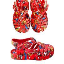 Sandália Mini Melissa + Disney, Vermelho - 17 - Mini Melissa