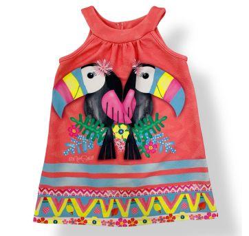 Vestido Mon Sucre de tucano - 3 anos - Mon Sucré