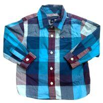 Camisa Manga Longa Tommy Hilfiger Azul Infantil - 1 ano - Tommy Hilfiger