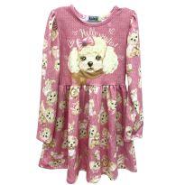 Vestido manga longa - 4 anos - Kukiê