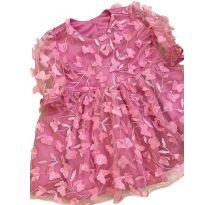 Vestido de festa - 9 a 12 meses - Não informada