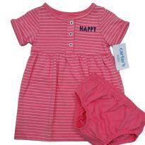 vestido bebê arco-íris multicor | Carter`s - 6 meses - Carter`s