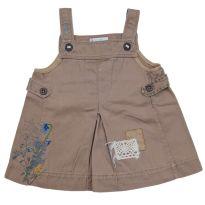 Vestido jardineira tipo jeans clarinho Ralph Lauren - 3 a 6 meses - Ralph Lauren