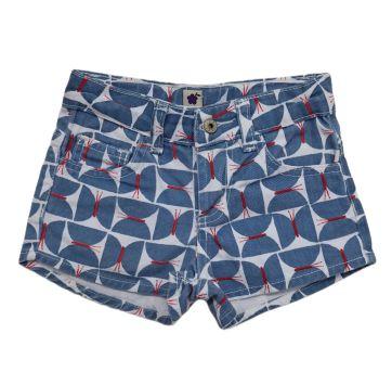 SHORT MENINA COM ESTAMPA BORBOLETA FÁBULA - 2 anos - Não informada