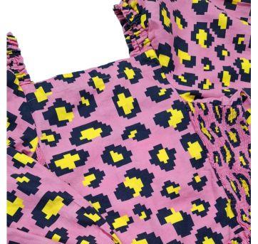 VESTIDO ONÇA PIXEL - 12 anos - Não informada
