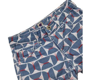 SHORT MENINA COM ESTAMPA BORBOLETA FÁBULA - 2 anos - Não informada