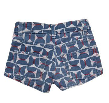 SHORT MENINA COM ESTAMPA BORBOLETA FÁBULA - 2 anos - Não informada