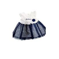 VESTIDINHO  EM TULE NAUTICA PARA BEBES - 3 a 6 meses - Não informada