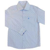 Camisa infantil azul claro Dudalina - 8 anos - Dudalina