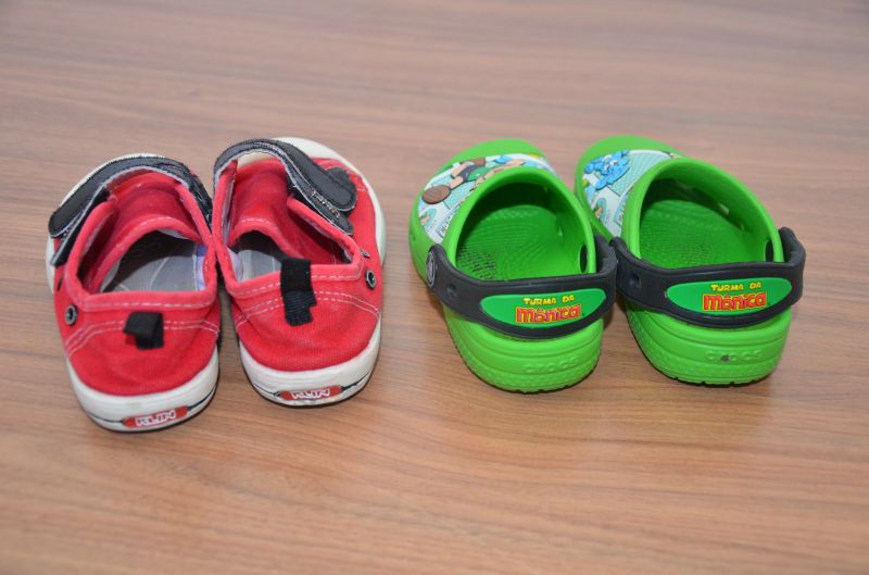 Tênis Klin e Sandália Crocs Turma da Mônica 24 no Ficou Pequeno - Desapegos  de Sapatos quase novos ou nunca usados para bebês, crianças e mamães. 687110