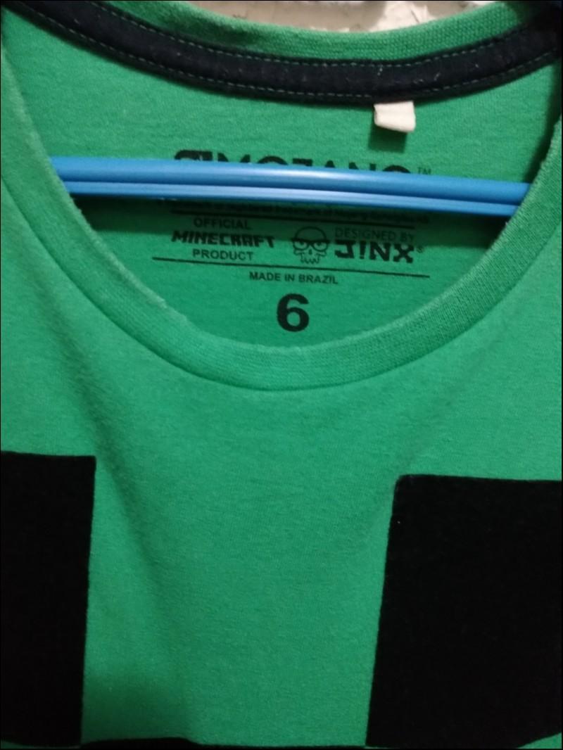 blusas de minecraft