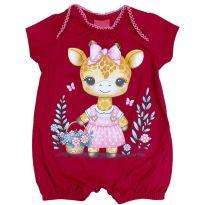 Romper da girafinha - 0 a 3 meses - Kyly