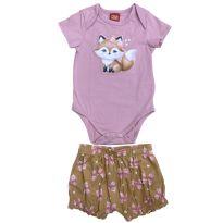 Conjunto Bebê Kyly Body Estampado e Short - 18 a 24 meses - Kyly
