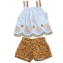 Conjunto Feminino Nanai Blusa Estampada e Short - 2 anos - Nanai