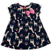 Body com vestido kyly - 6 a 9 meses - Kyly