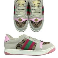 Tênis Gucci Crystal Screener Kids - 32 - Gucci