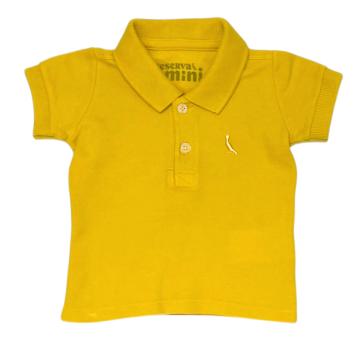 Camisa Polo Piquet Reserva - 3 a 6 meses - Reserva mini
